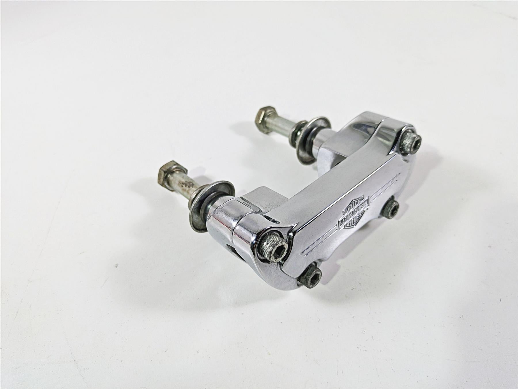 2008 Harley FLSTC Softail Heritage Handlebar Riser Holder Set 56567-86B {{ shop.shopifyCountryName }} - Mototech271