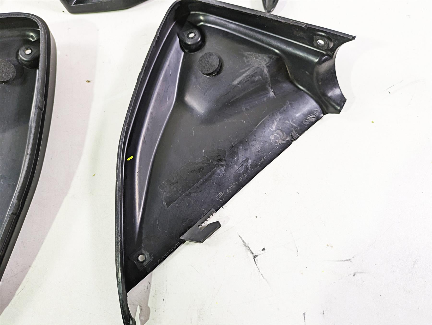 2013 Ducati Hyperstrada 821 Black Molded Infill Ignition Cover Fairing Set {{ shop.shopifyCountryName }} - Mototech271