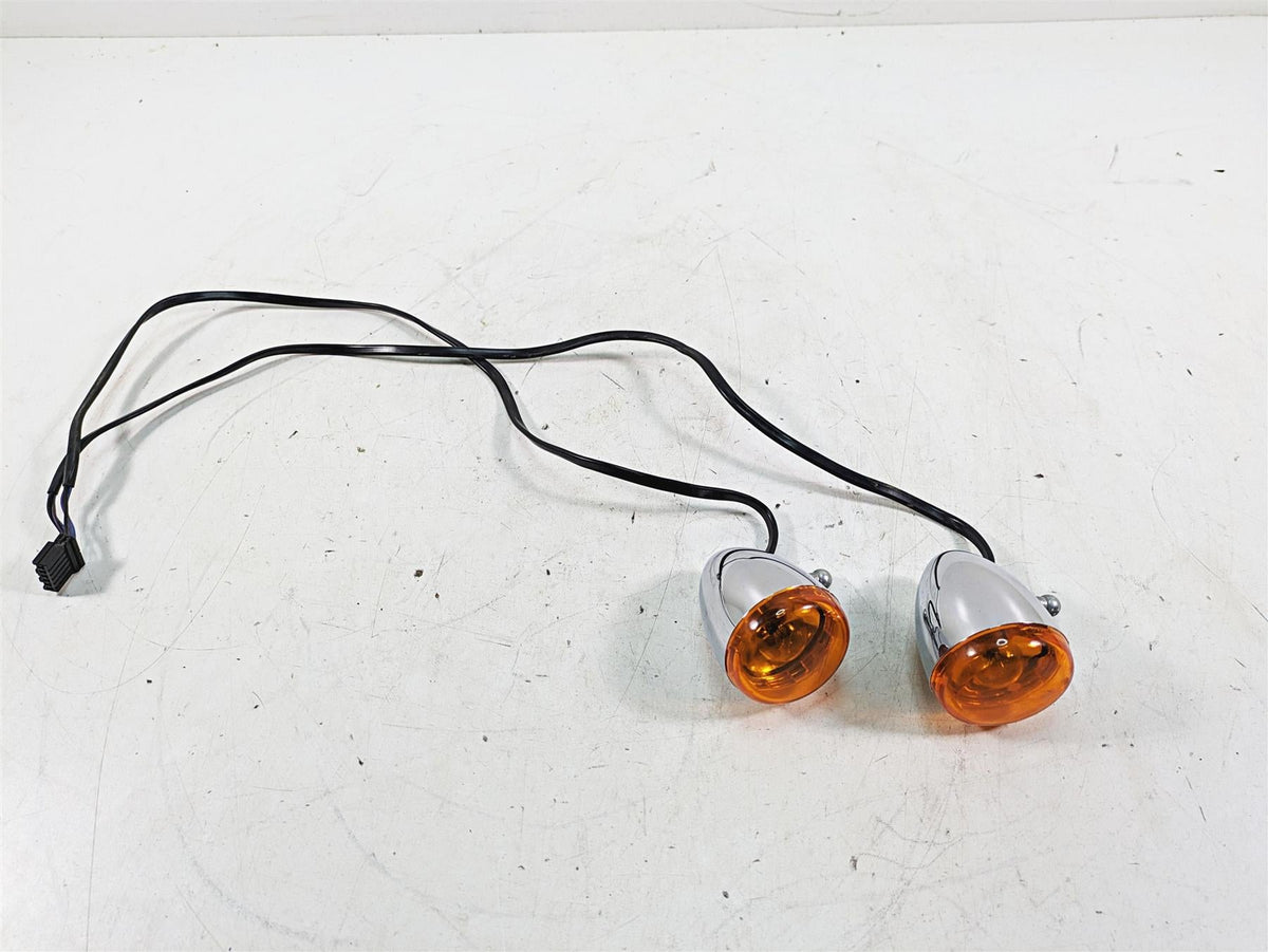 2007 Harley Sportster XL1200 C Front Turn Signal Blinker Set 68972-00 {{ shop.shopifyCountryName }} - Mototech271