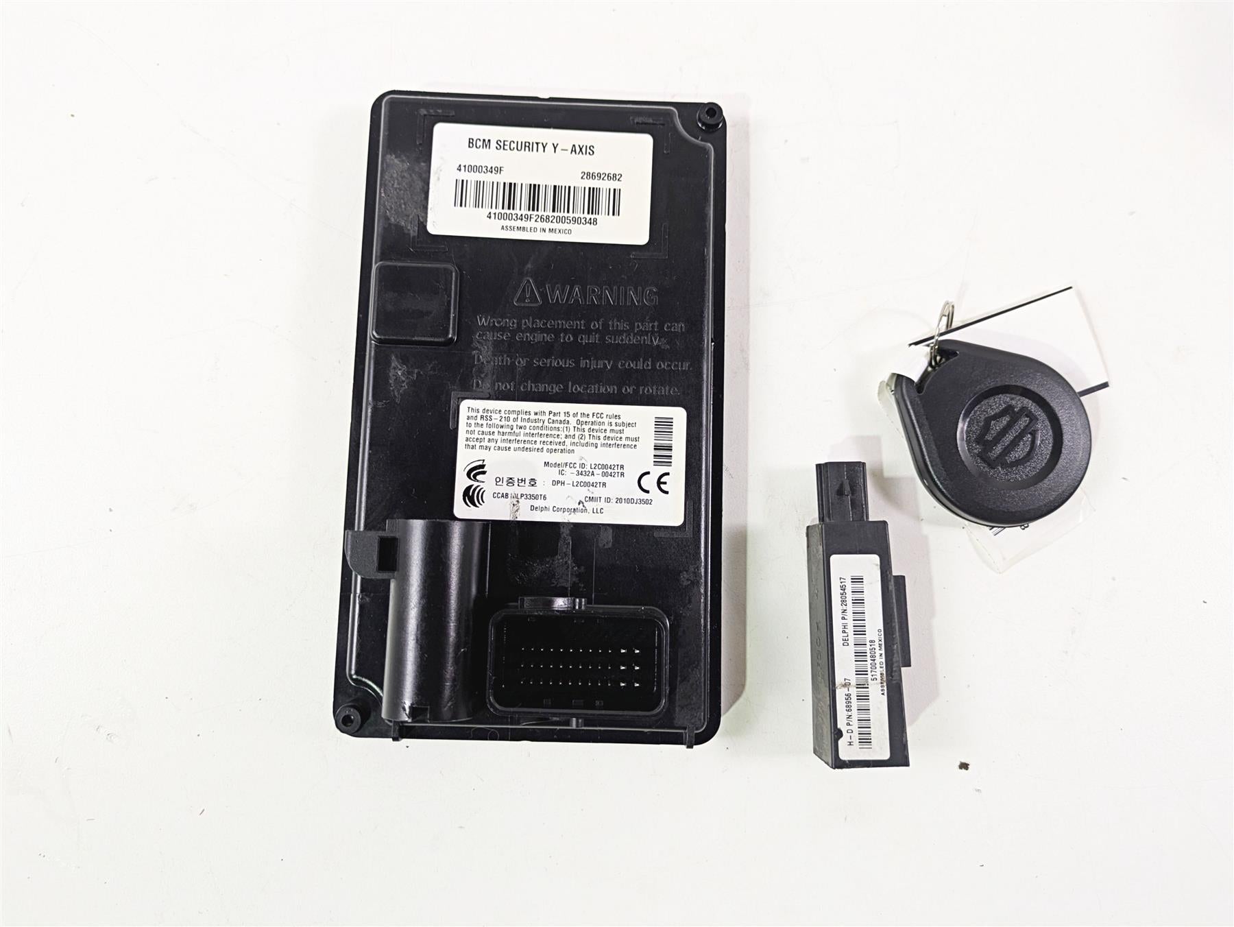 2020 Harley Softail FXST Standard Bcm Security Y-Axis Module Fob Set 41000349F {{ shop.shopifyCountryName }} - Mototech271