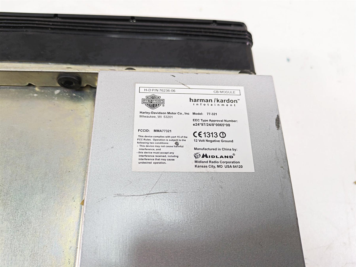 2006 Harley Touring FLHTCUI Electra Glide Radio Stereo Player Cb Module 76160-06 {{ shop.shopifyCountryName }} - Mototech271