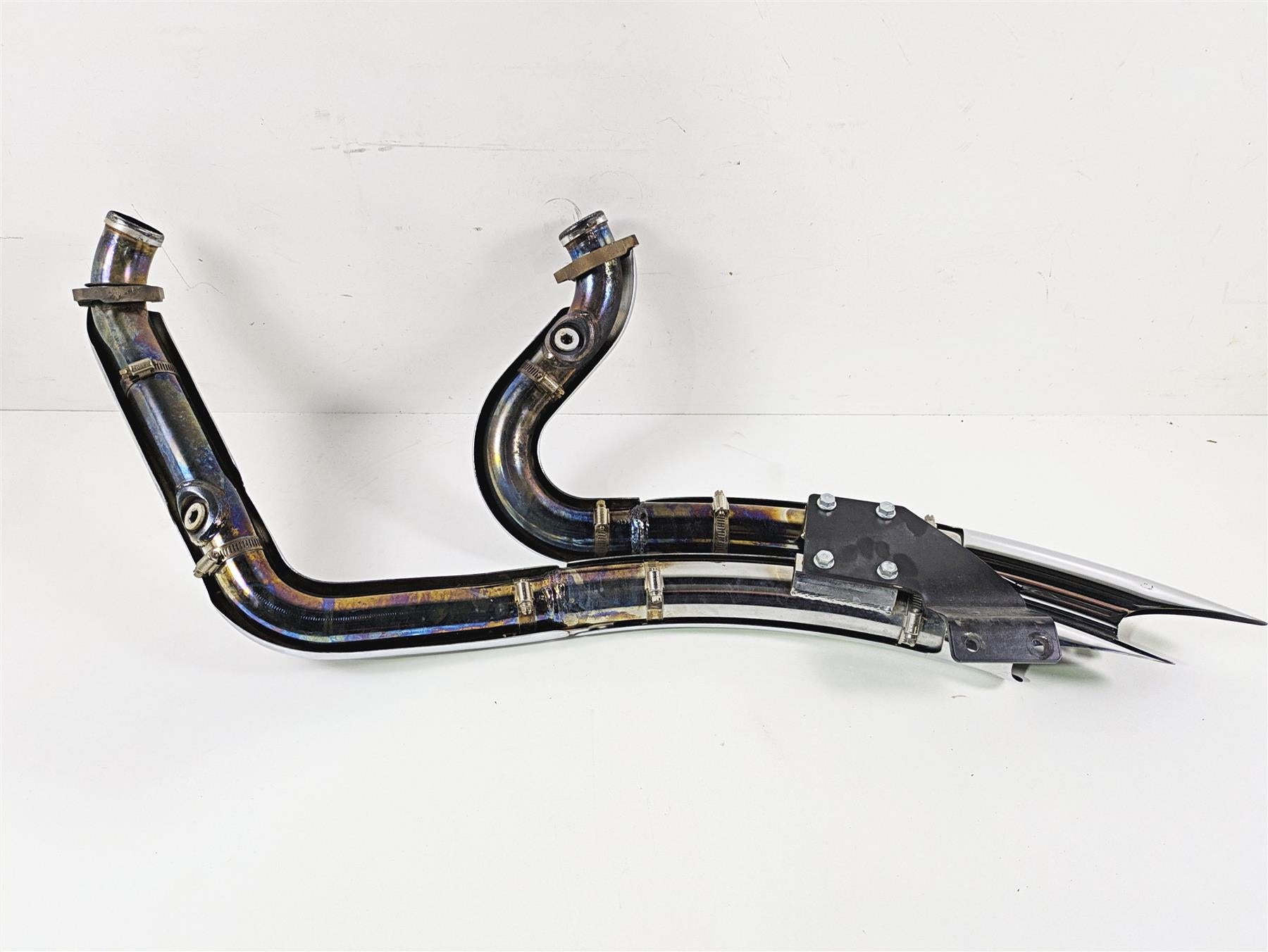 2004 Harley Softail FXSTDI Deuce Vance Hines Big Radius Exhaust System 26079 {{ shop.shopifyCountryName }} - Mototech271