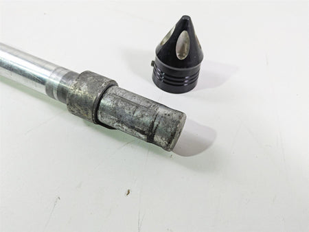 2001 Harley Touring FLHX Street Glide Front Axle Wheel Spindle 1" 43364-00 {{ shop.shopifyCountryName }} - Mototech271