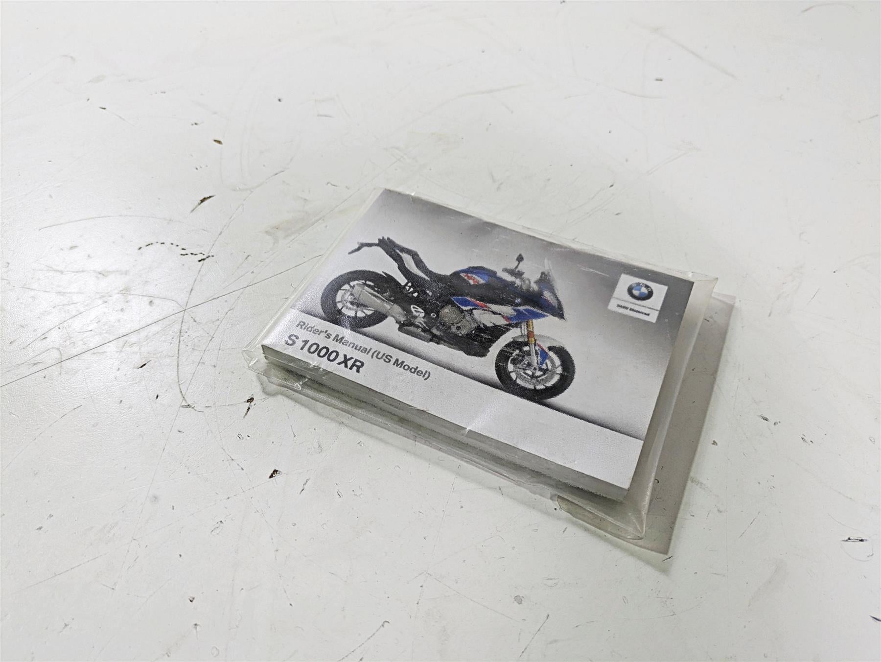 2019 BMW S1000XR K49 Owners Manual Booklet 01409467217 {{ shop.shopifyCountryName }} - Mototech271