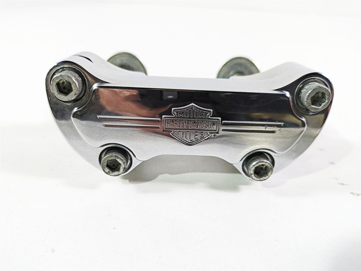 2008 Harley FLSTC Softail Heritage Handlebar Riser Holder Set 56567-86B {{ shop.shopifyCountryName }} - Mototech271