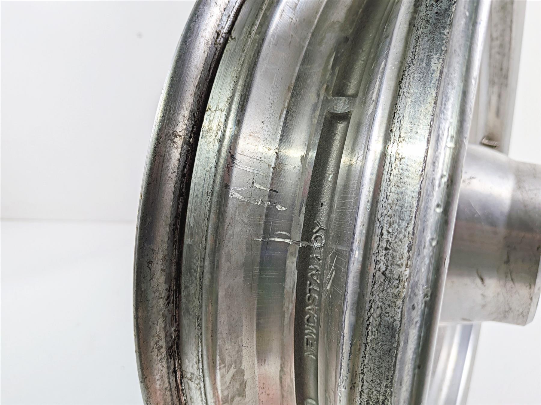 2012 Harley Softail FLSTF Fat Boy Front Solid Wheel Rim 17x3.5 Straight 41038-08 {{ shop.shopifyCountryName }} - Mototech271