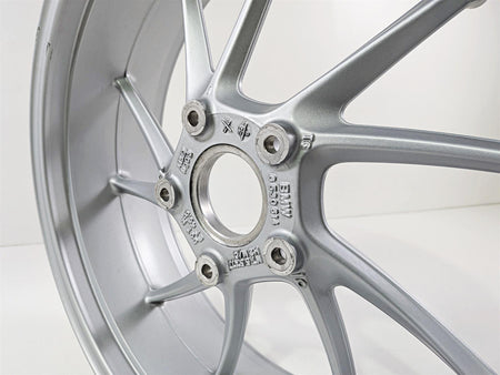 2023 BMW R1250RT RTP K52 Straight Silver Rear Wheel Rim 17x5.5 36317727235 {{ shop.shopifyCountryName }} - Mototech271