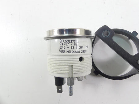 2009 Harley FLHTCU SE4 CVO E-Glide Oil Pressure Gauge Instrument 74707-09 {{ shop.shopifyCountryName }} - Mototech271