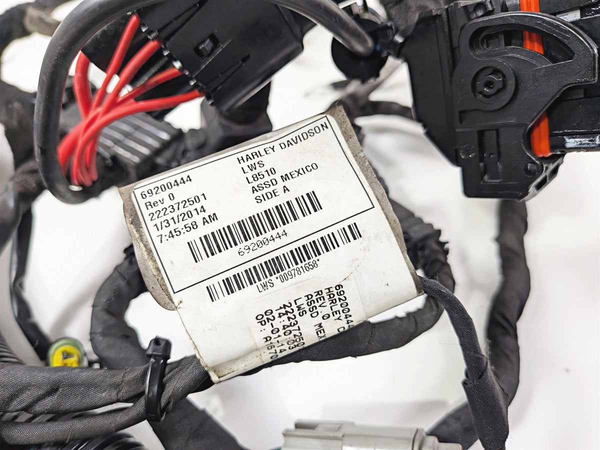 2014 Harley FXDL Dyna Low Rider Main Wiring Harness Loom Non Abs - Read 69200455 {{ shop.shopifyCountryName }} - Mototech271