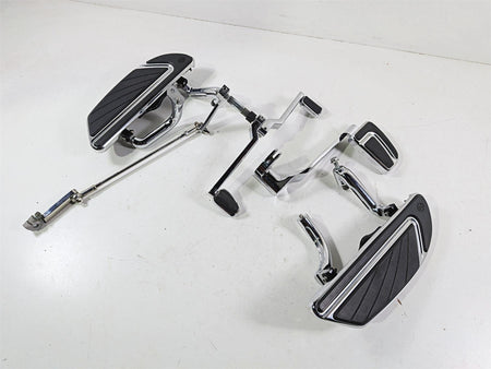 2015 Harley Touring FLTRUSE CVO Road Glide Airflow Chrome Floor Boards 50500436-Mototech271