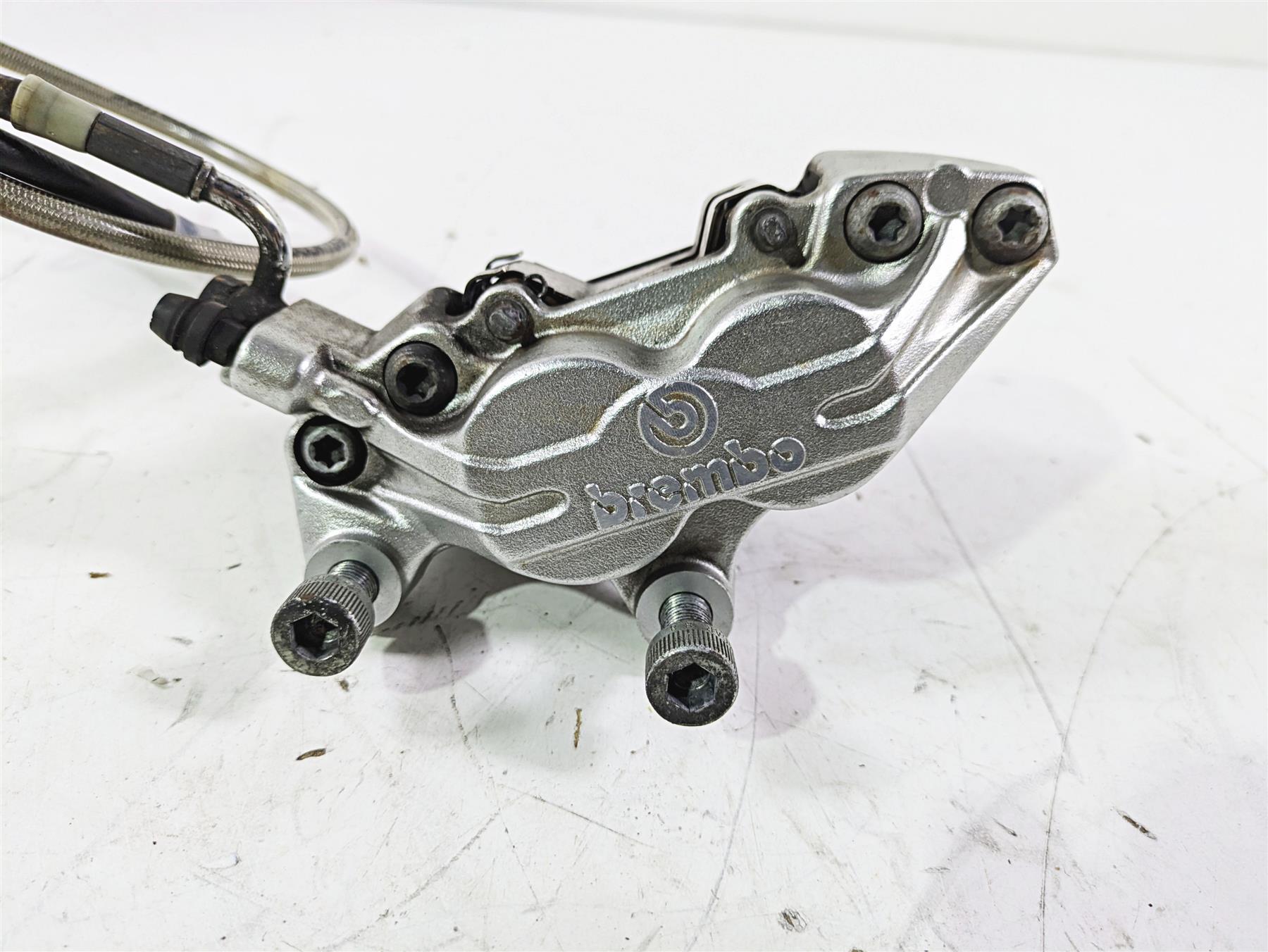 2004 Victory Kingpin Front Brembo Brake Caliper + Line 1910726 {{ shop.shopifyCountryName }} - Mototech271