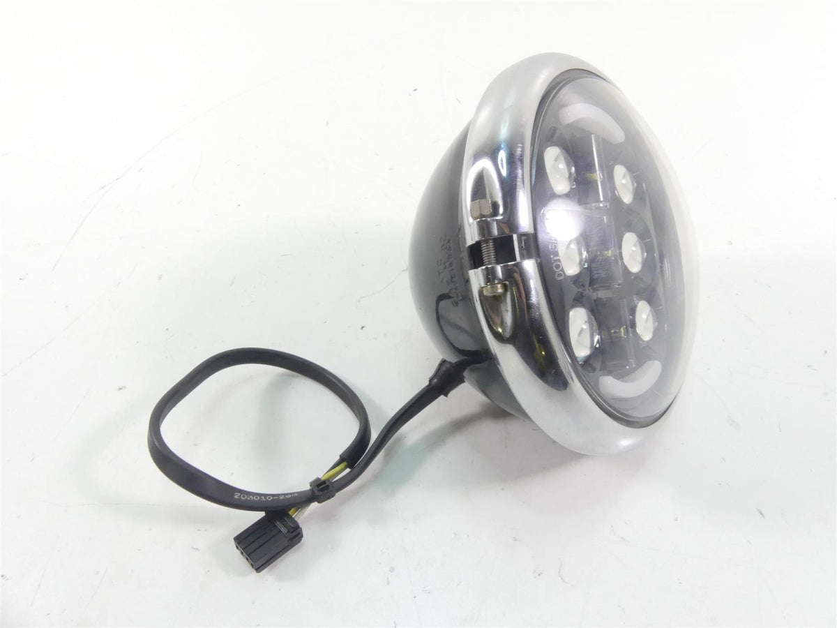 2003 Harley Dyna 100TH FXDL Low Rider Led Headlight Head Light & Bucket 67672-96 {{ shop.shopifyCountryName }} - Mototech271