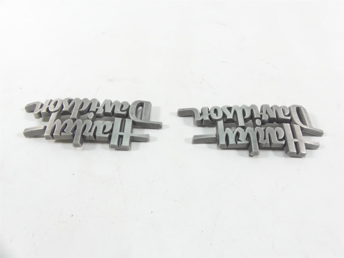 2017 Harley Dyna FXDB Street Bob Fuel Gas Tank Emblem Badge Set 61400098 {{ shop.shopifyCountryName }} - Mototech271