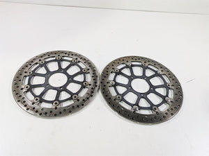 2012 Ducati Streetfighter 848 Front Brake Rotor Disc Set 49241011A 49241191A