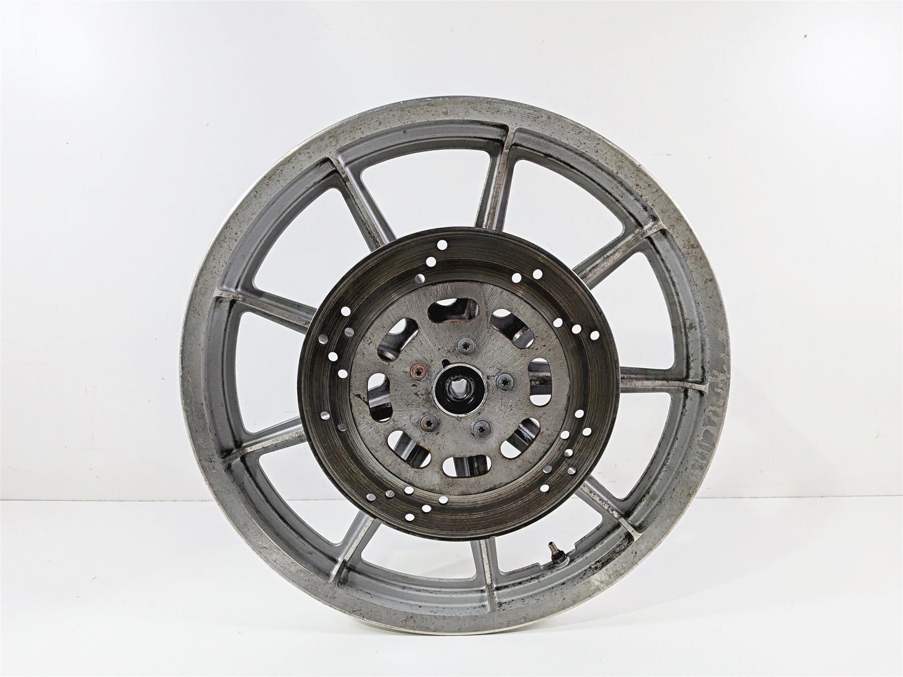 1995 Harley XL883 Sportster Hugger 9 Spoke Front Wheel Rim 19x2.15 43338-83 {{ shop.shopifyCountryName }} - Mototech271