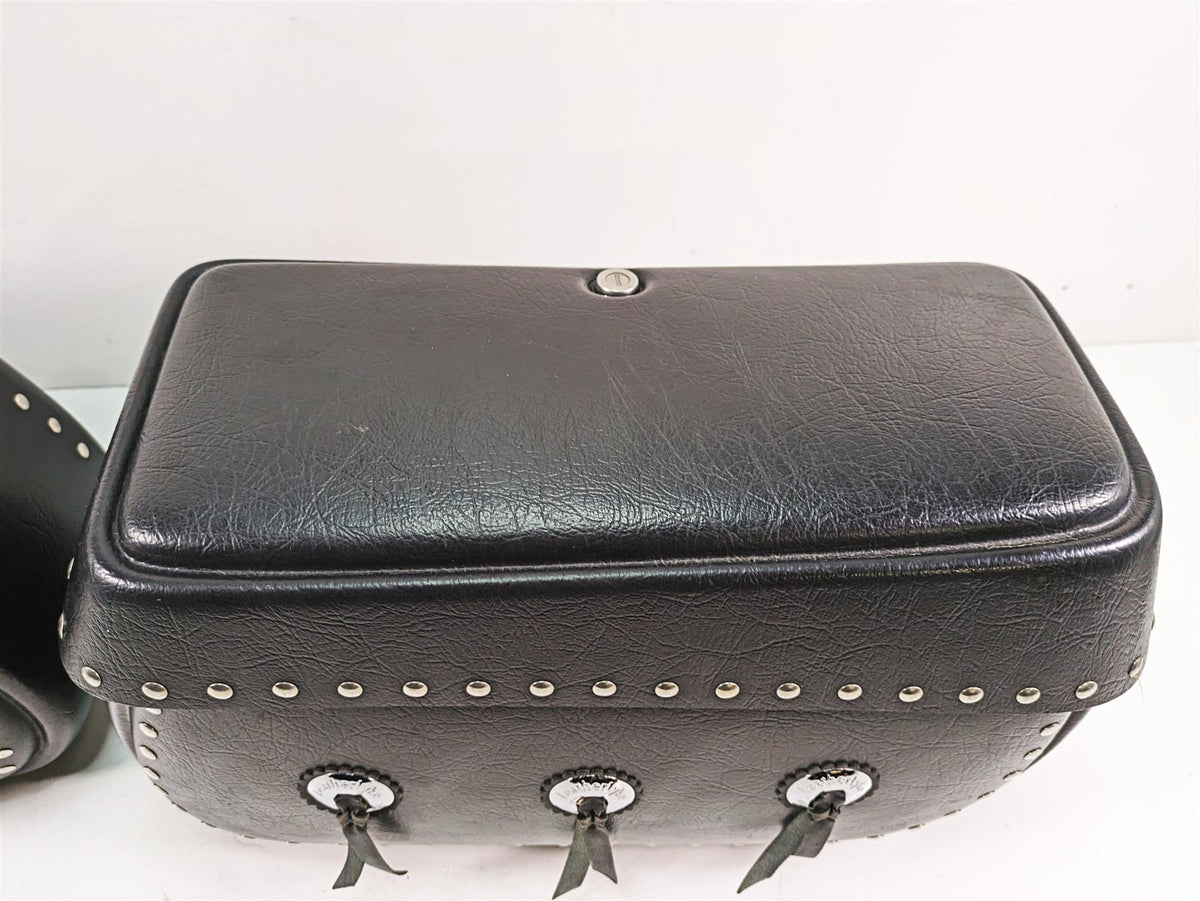 2006 Honda VT1100 C2 Shadow Leatherlyke Studded Saddlebag Saddle Bag Set ACC310 {{ shop.shopifyCountryName }} - Mototech271