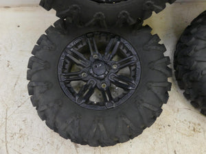 2017 Polaris General 1000 Oem 14x6 Wheel + Msa Motoclaw Tire Set 1522494 1522496
