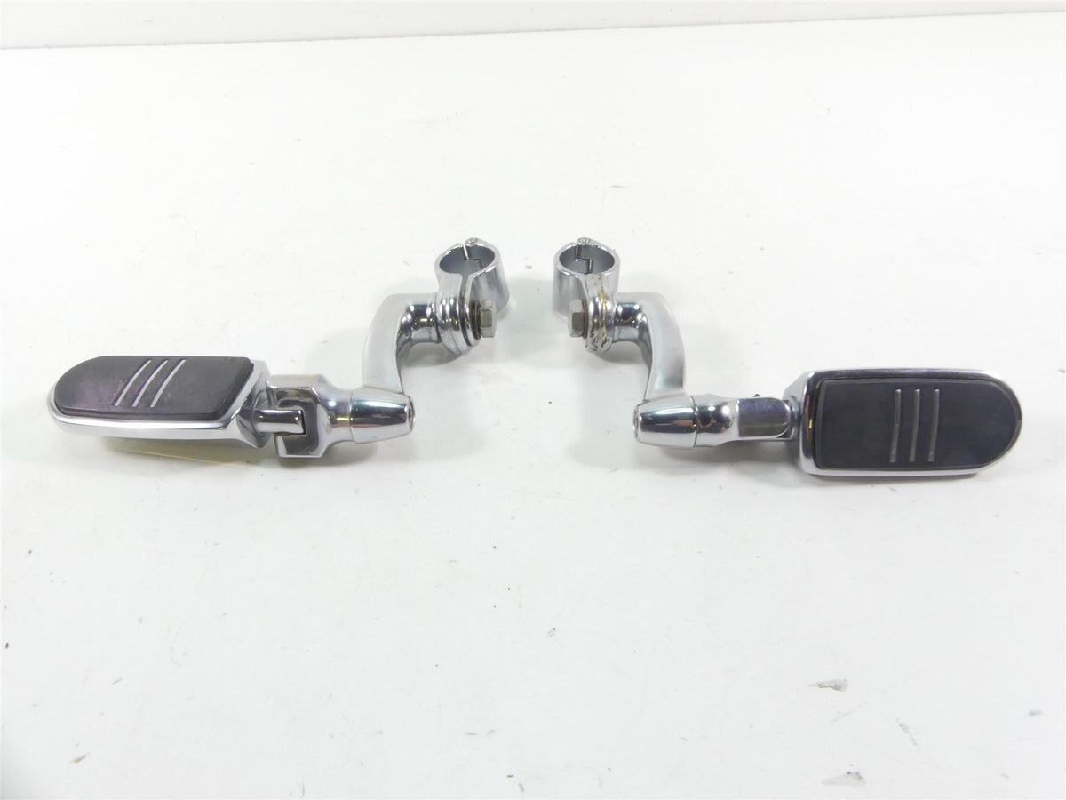 2012 Harley Touring FLHX Street Glide Adjustable Chrome Highway Foot Peg Set {{ shop.shopifyCountryName }} - Mototech271