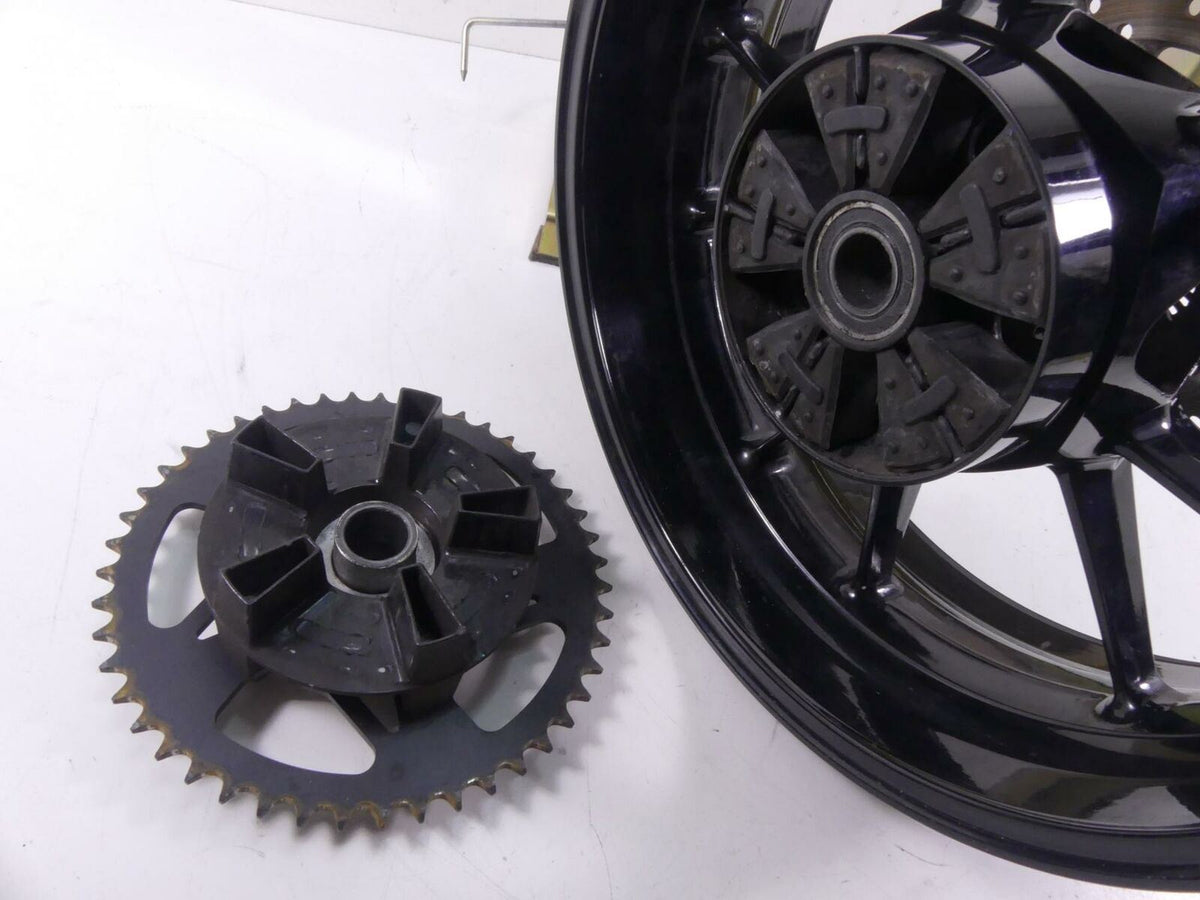 2012 BMW S1000RR K46 Straight Rear Wheel Rim 17x6 + Vortex Sprocket 36317721079 {{ shop.shopifyCountryName }} - Mototech271