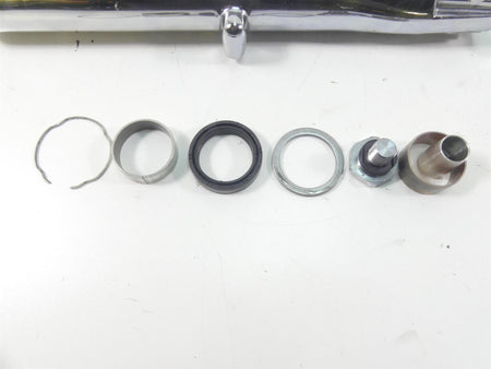 2009 Harley FLHTCU SE4 CVO E-Glide Chrome Front Fork Lower Tube Set 45500169 {{ shop.shopifyCountryName }} - Mototech271