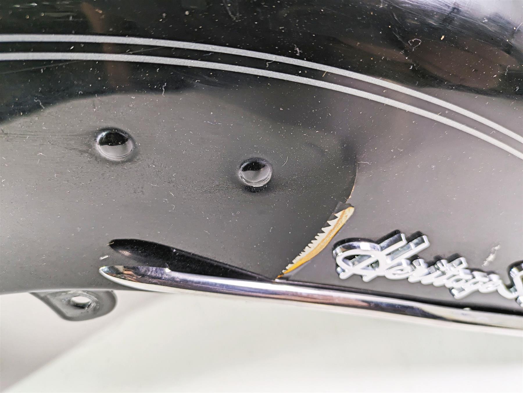 2008 Harley FLSTC Softail Heritage Front Fender Vivid Blavck - Read 59129-03 {{ shop.shopifyCountryName }} - Mototech271