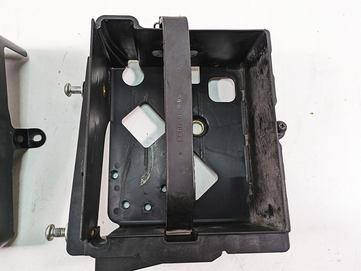 2012 Harley FLD Dyna Switchback Battery Tray Carrier Stay & Cover 70379-06B {{ shop.shopifyCountryName }} - Mototech271