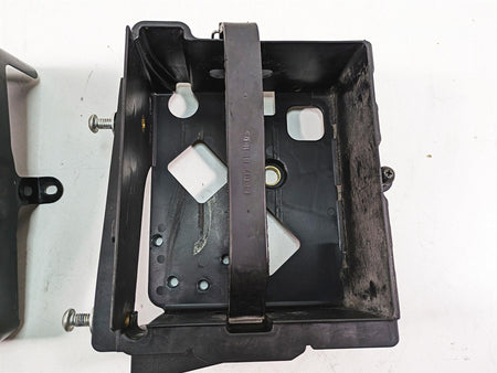 2012 Harley FLD Dyna Switchback Battery Tray Carrier Stay & Cover 70379-06B {{ shop.shopifyCountryName }} - Mototech271