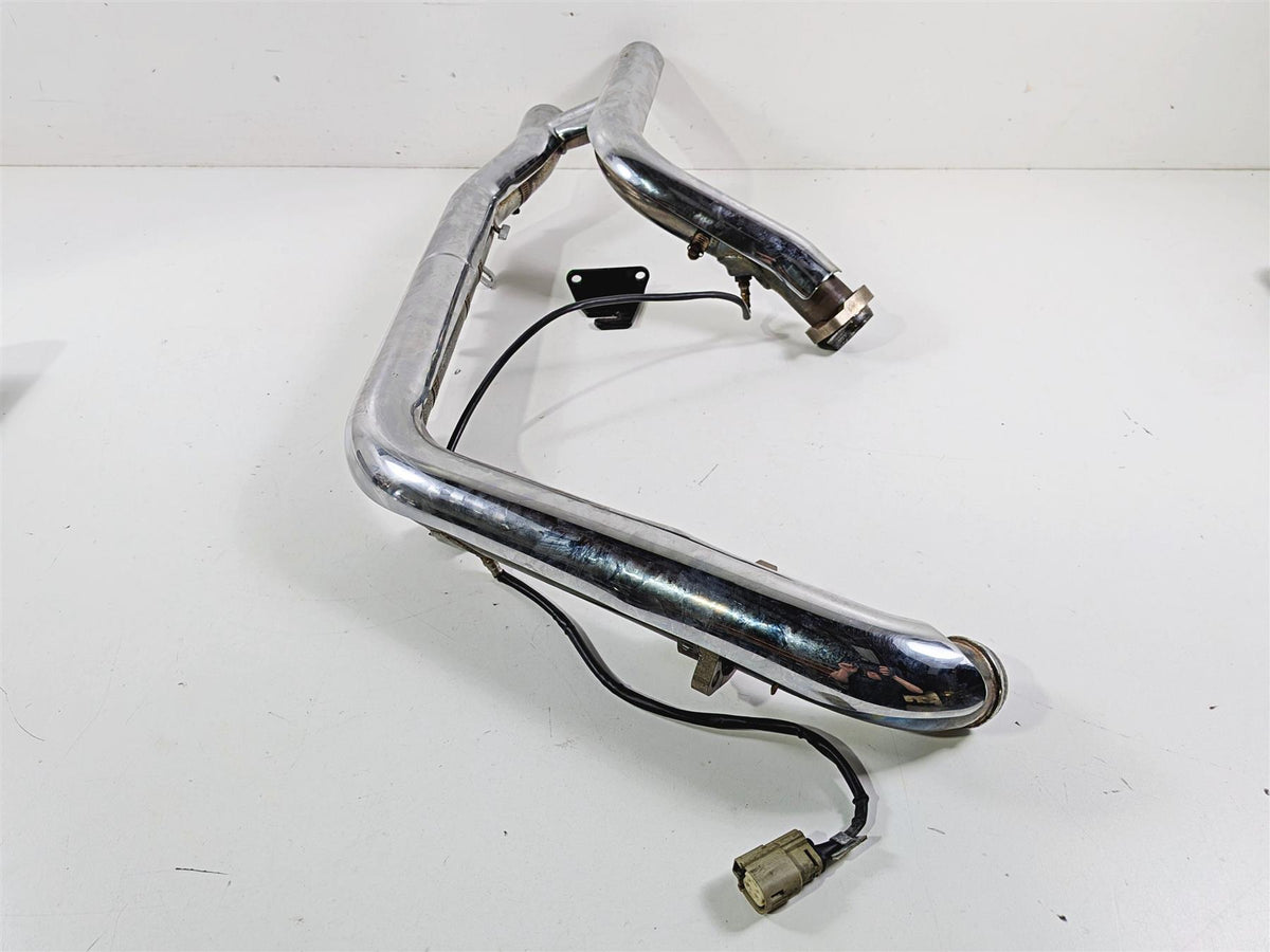 2012 Harley Softail FLSTF Fat Boy Exhaust Header & Heat Shield Set 65600042 {{ shop.shopifyCountryName }} - Mototech271