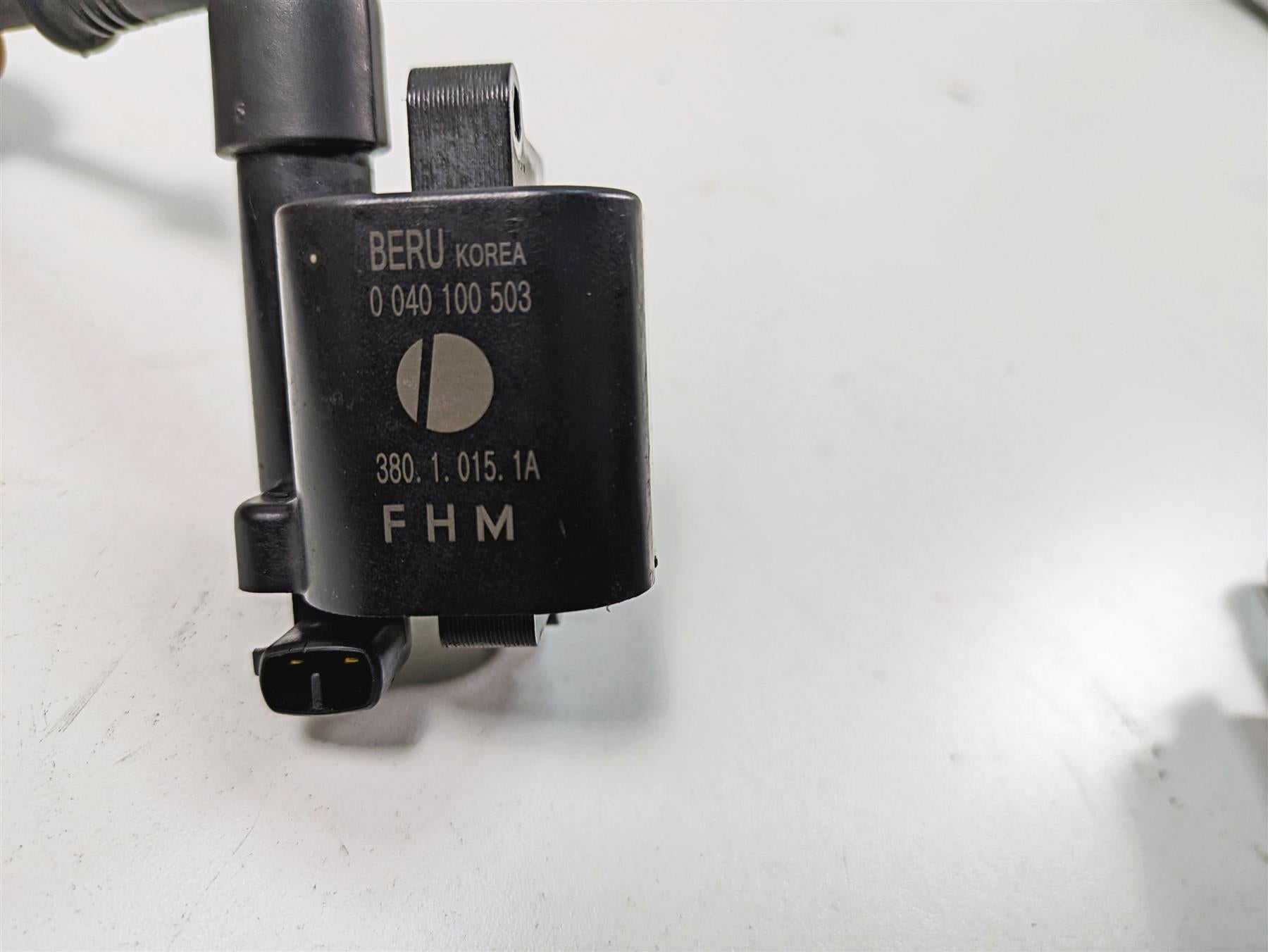 2011 Ducati Hypermotard 1100 Evo SP Beru Ignition Coil Wires Plugs Set 38010151A {{ shop.shopifyCountryName }} - Mototech271