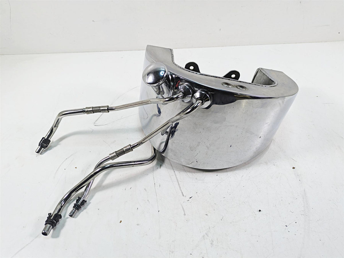2000 Harley FXSTS Softail Springer Chrome Oil Tank Reservoir 62498-01A {{ shop.shopifyCountryName }} - Mototech271