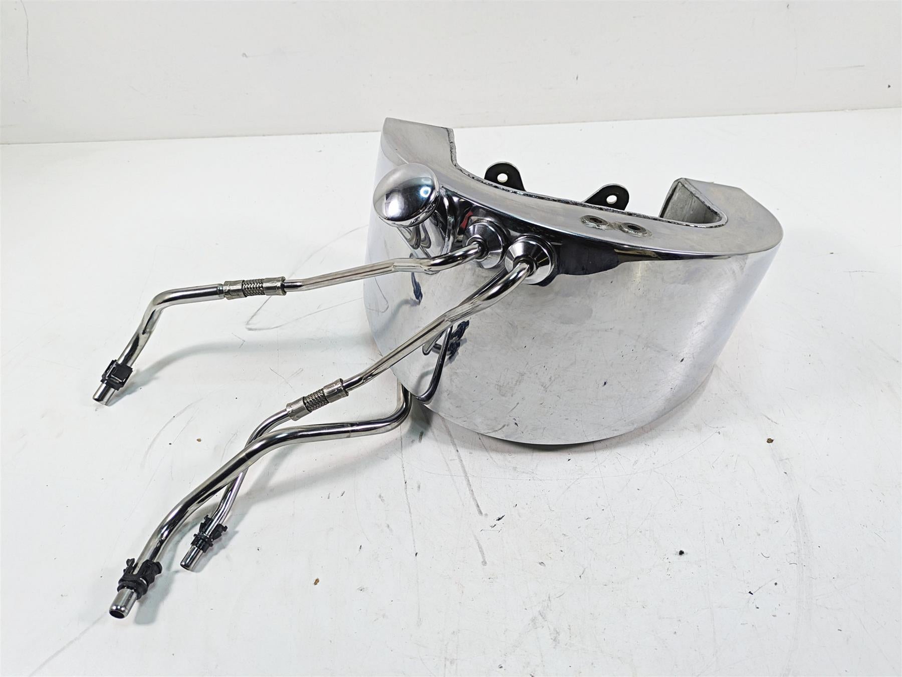 2000 Harley FXSTS Softail Springer Chrome Oil Tank Reservoir 62498-01A {{ shop.shopifyCountryName }} - Mototech271