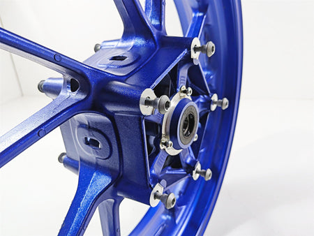 2025 Yamaha YZF R7 Straight Front Blue Wheel Rim 17x3.5 2DR-25168-00 {{ shop.shopifyCountryName }} - Mototech271