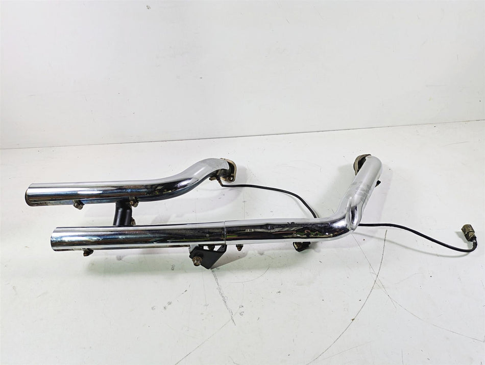 2017 Harley FLS Softail Slim Stock Header Manifold Heat Shield Set Read 65600196 {{ shop.shopifyCountryName }} - Mototech271