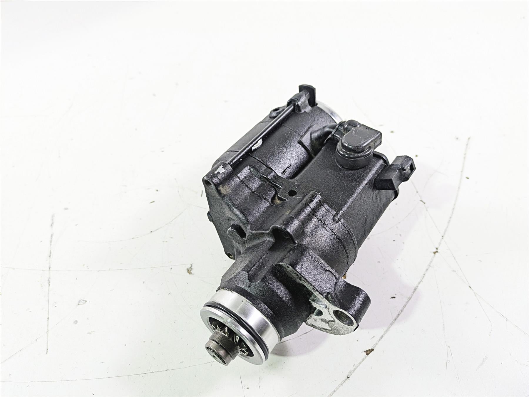 2007 Harley FXDWG Dyna Wide Glide Engine Starter Motor + Cover 31618-06A {{ shop.shopifyCountryName }} - Mototech271