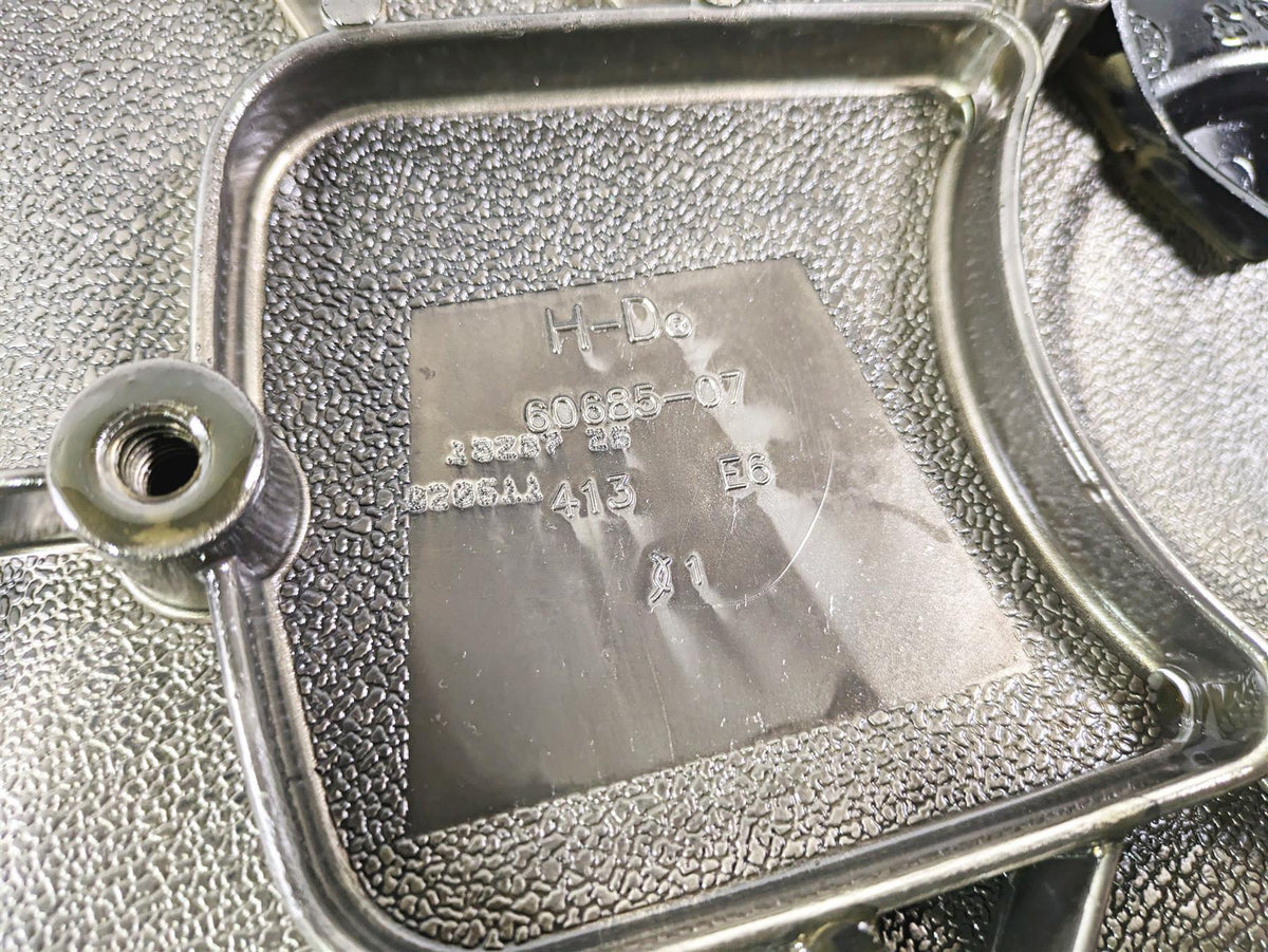 2011 Harley Touring FLHTCUSE CVO E-Glide Outer Primary Drive Cover 60685-07 {{ shop.shopifyCountryName }} - Mototech271