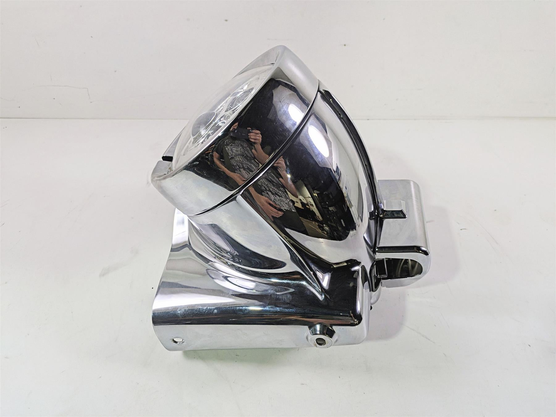 2007 Harley Touring FLHRSE CVO Road King Chrome Nacelle Headlight Set 67674-03 {{ shop.shopifyCountryName }} - Mototech271