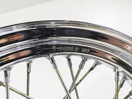 2016 Harley FLSTC Softail Heritage Front Wheel Rim & Cover 16x3 Wobble 41559-08 {{ shop.shopifyCountryName }} - Mototech271