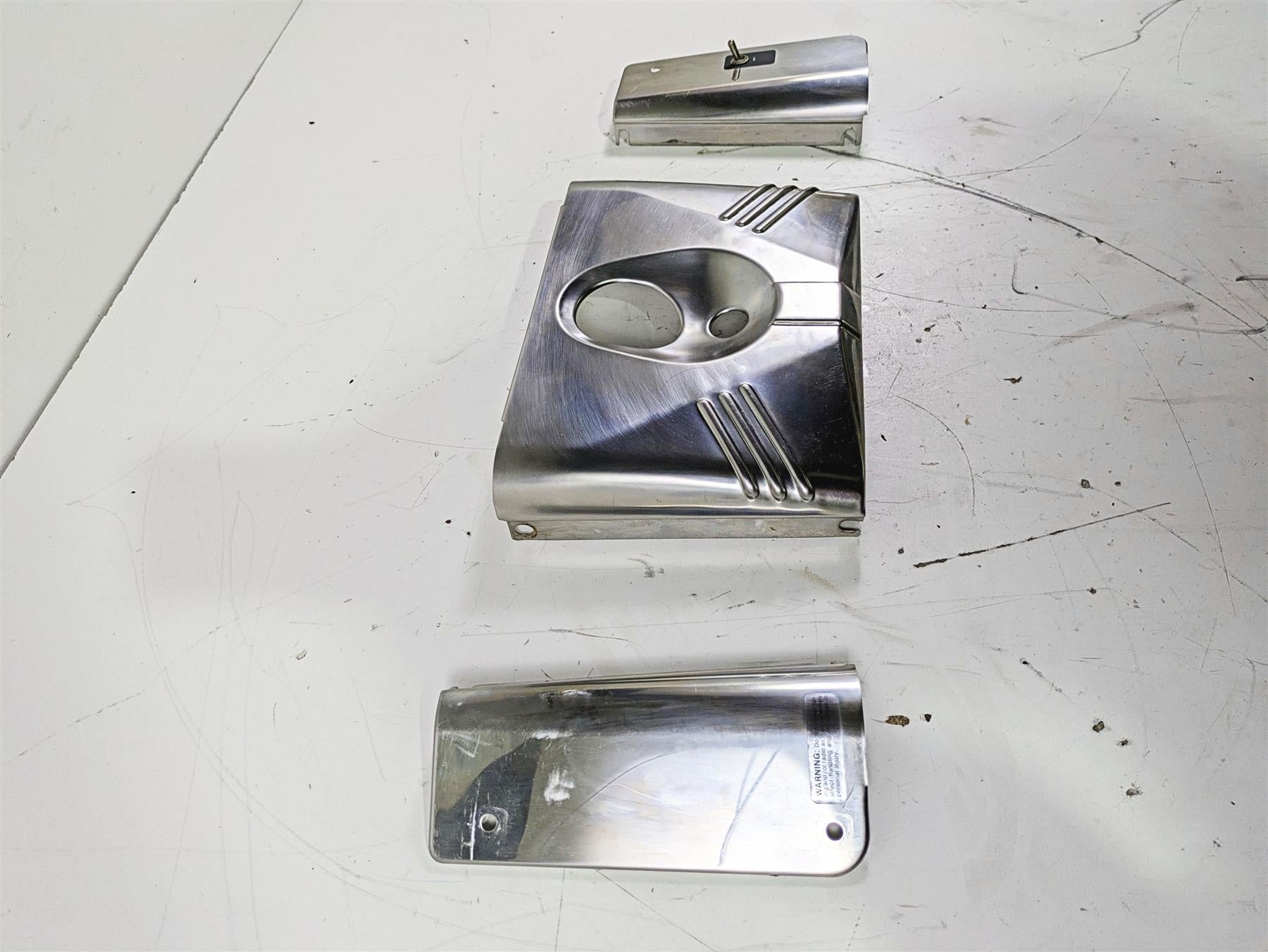 1992 Harley FLSTC Softail Heritage Headlight Head Light Cover Set 67808-86 {{ shop.shopifyCountryName }} - Mototech271