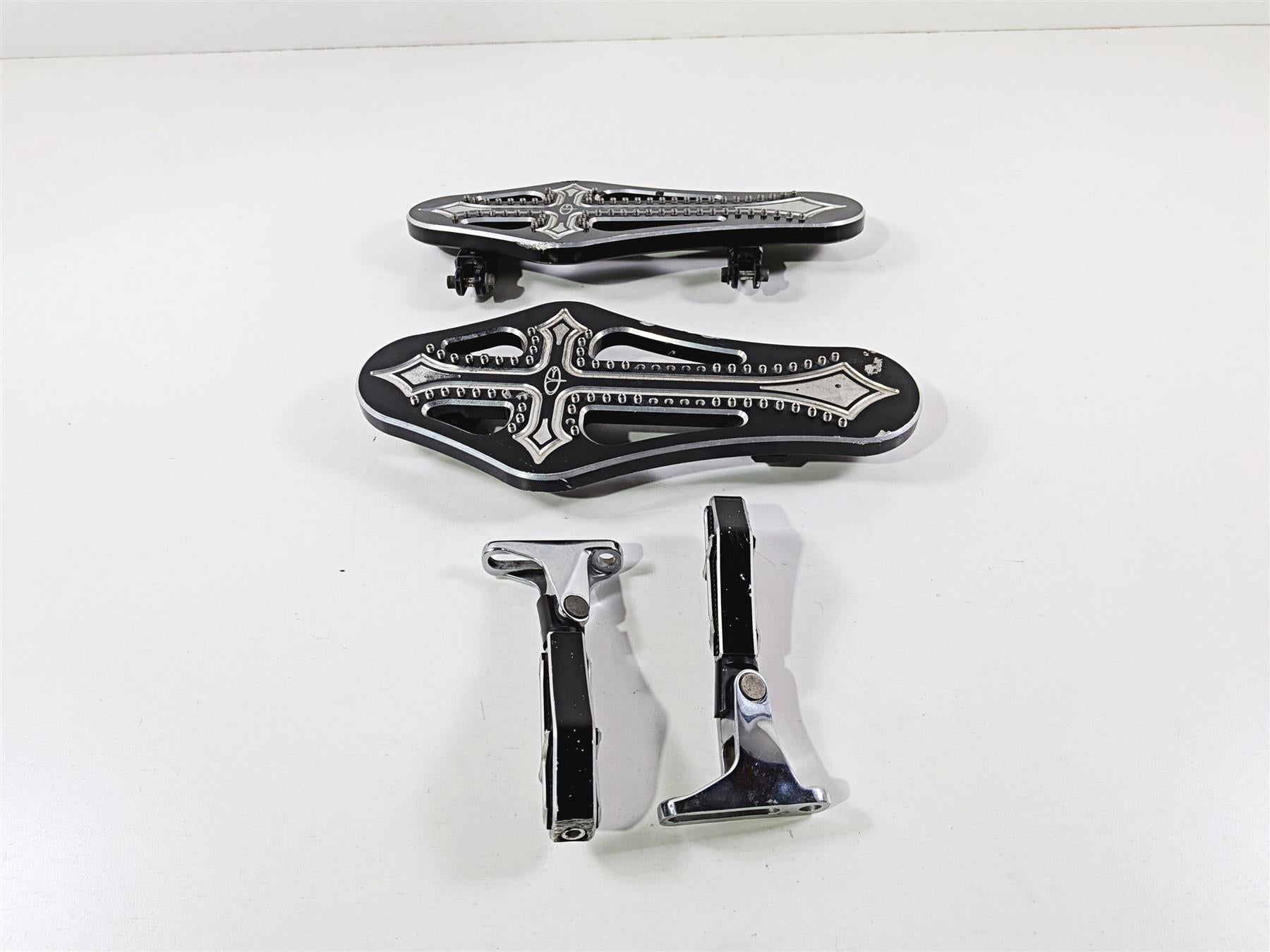 2017 Harley Touring FLHXS Street Glide Precision Billet Darkside Floor Board DRK-410-ALL-BLK {{ shop.shopifyCountryName }} - Mototech271