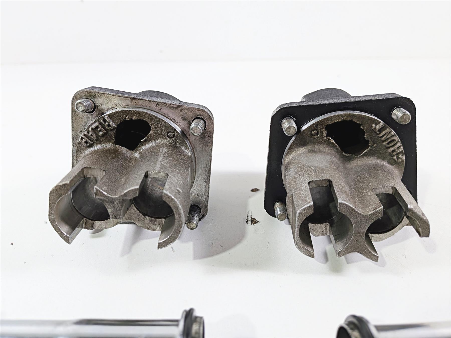 1990 Harley Touring FLHTC Electra Glide Push Rod Tapped Guide Covers 18540-83C {{ shop.shopifyCountryName }} - Mototech271