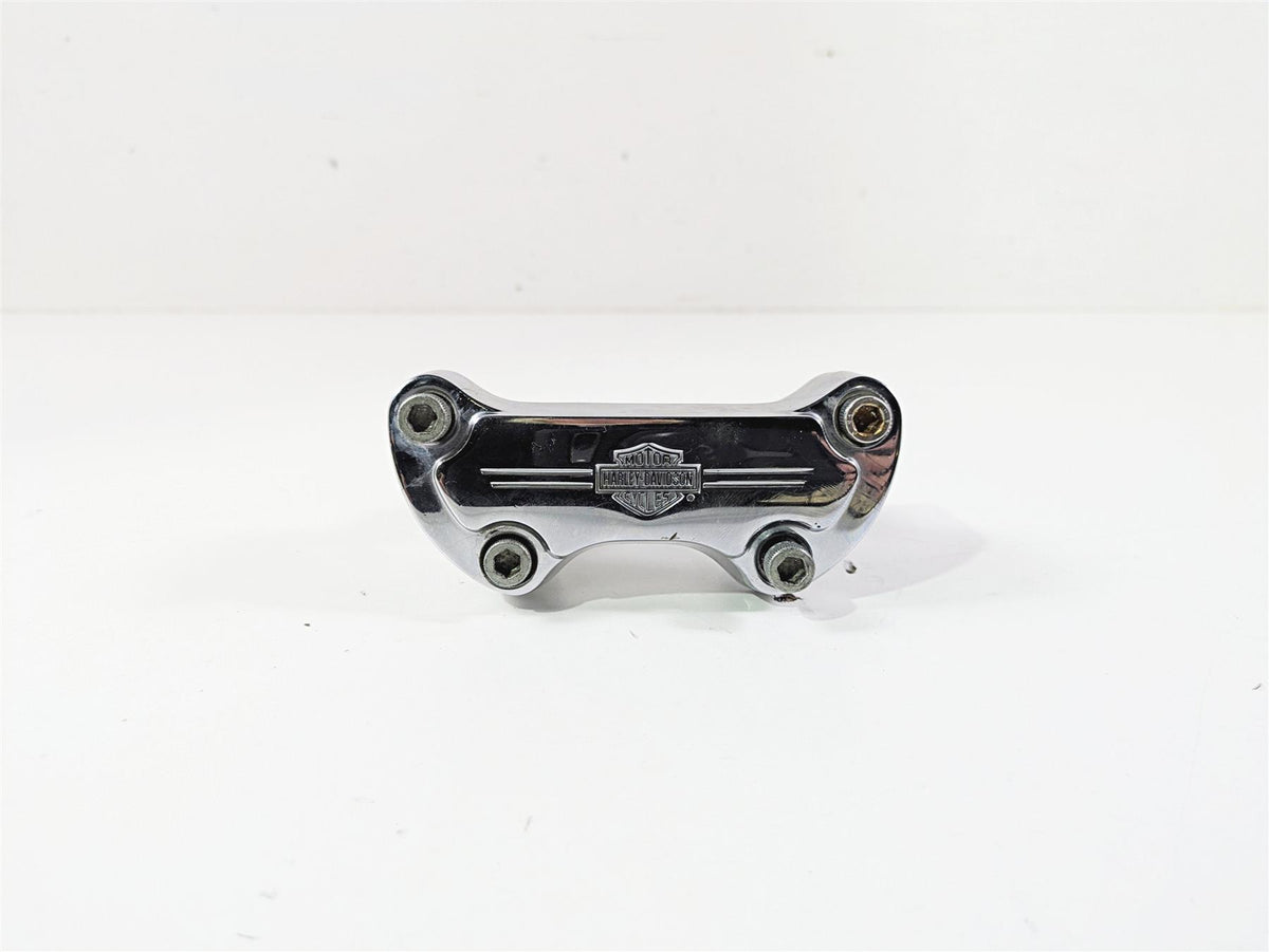 2016 Harley FXDF Dyna Fat Bob Handlebar Riser Holder Clamps Chrome 56568-86 {{ shop.shopifyCountryName }} - Mototech271