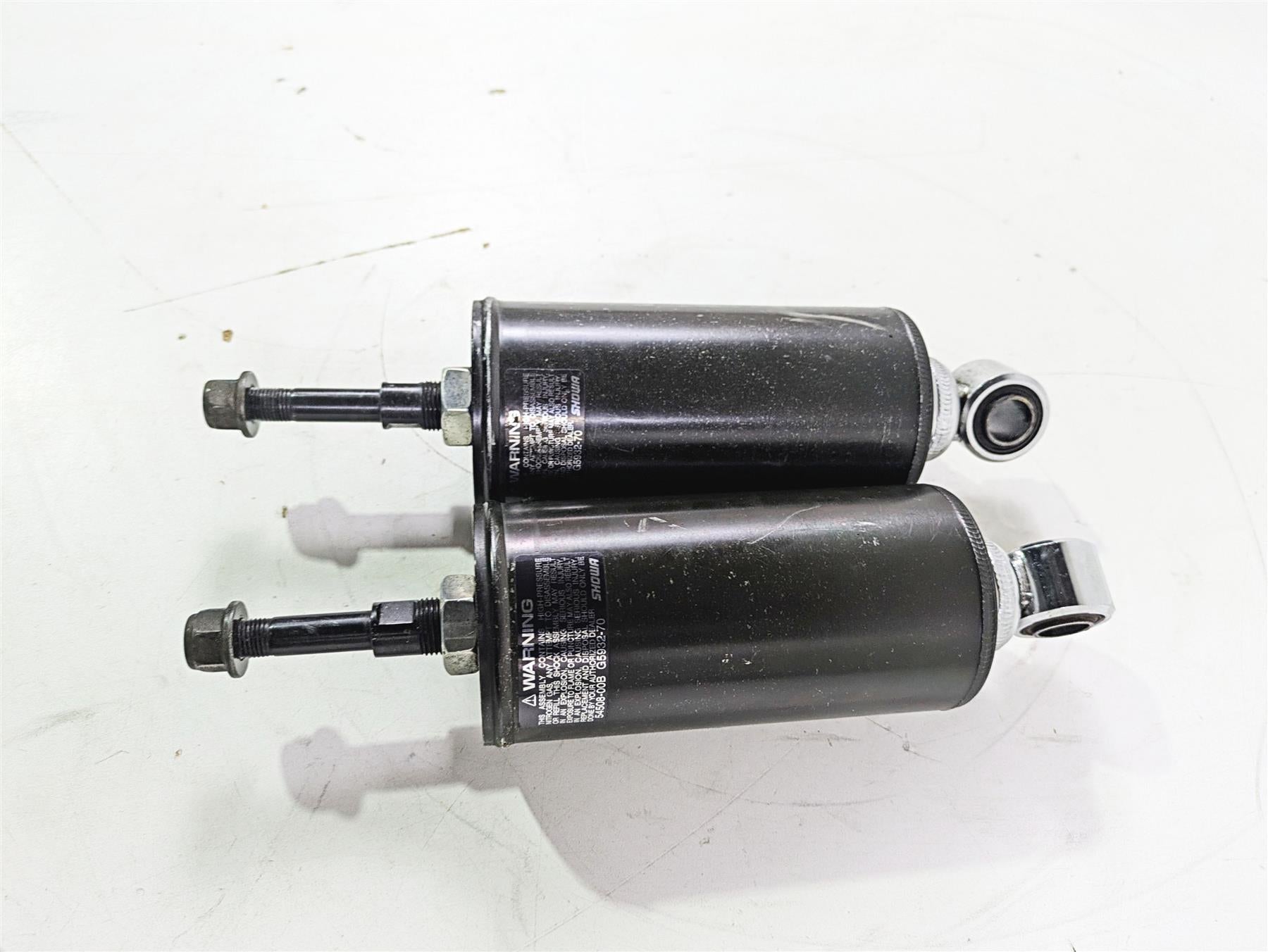 2008 Harley FLSTC 105TH Softail Heritage Rear Showa Damper Shock Set 54508-00B {{ shop.shopifyCountryName }} - Mototech271