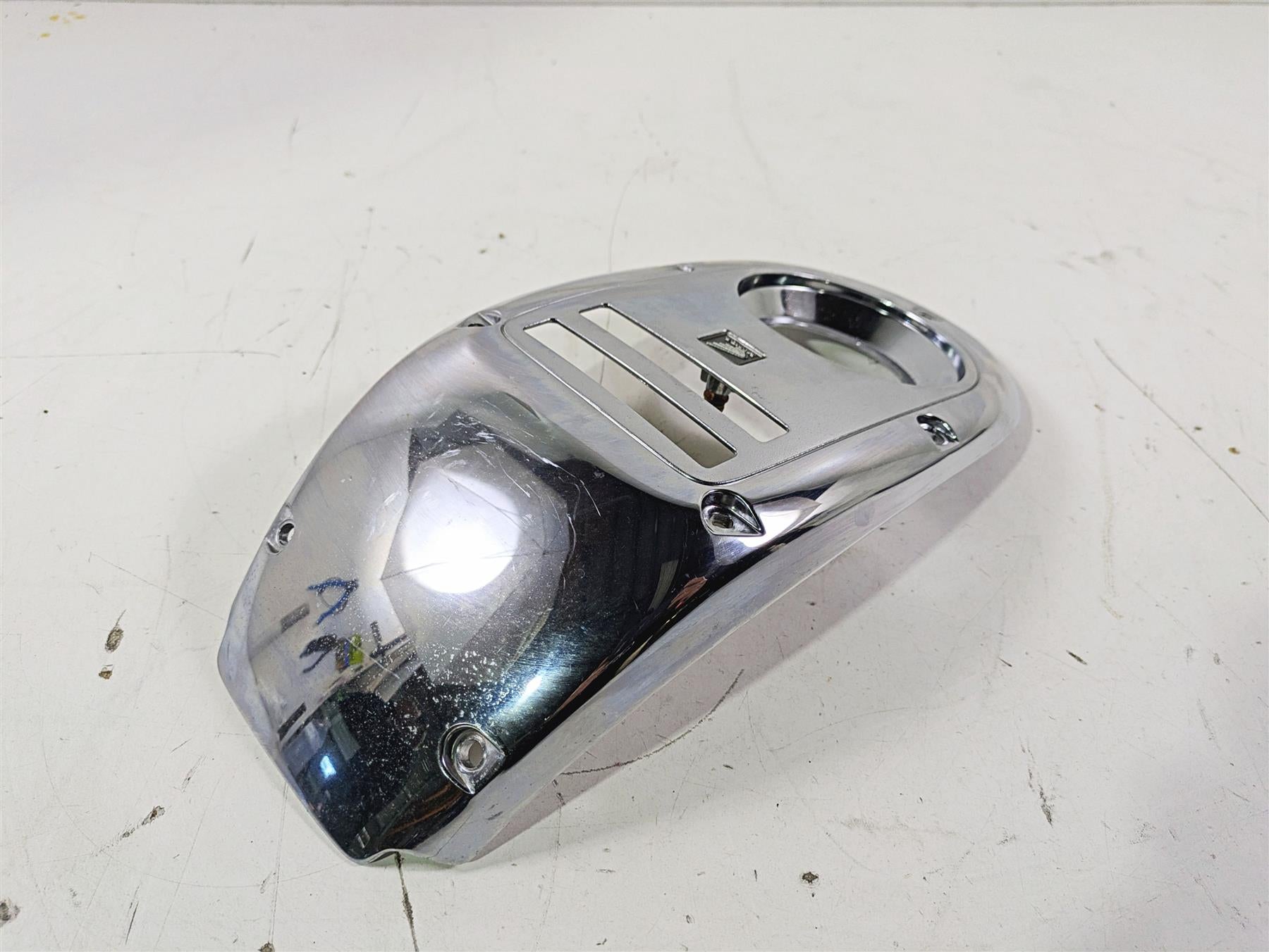 2002 Honda V-Twin VTX1800 C Fuel Tank Dash Chrome Cover Panel 17621-MCH-000 {{ shop.shopifyCountryName }} - Mototech271