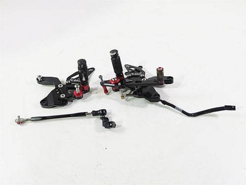 2021 Kawasaki Z900 ZR900 Arashi Rearset Foot Peg Lever Set M528-B074-BLK | Mototech271