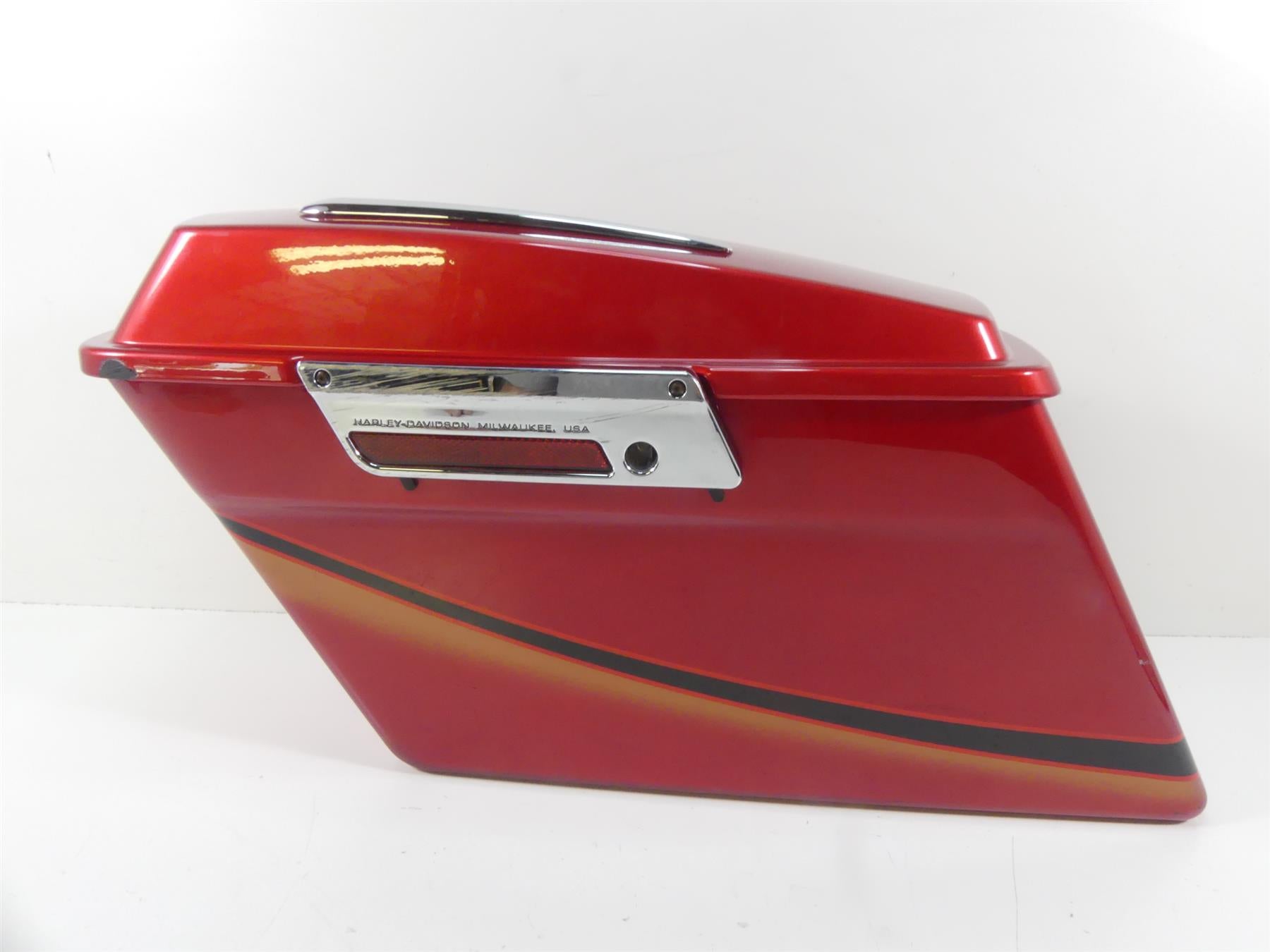 2007 Harley Touring FLHTCU SE CVO Electra Glide Left Saddlebag Case Box 88275-07 {{ shop.shopifyCountryName }} - Mototech271