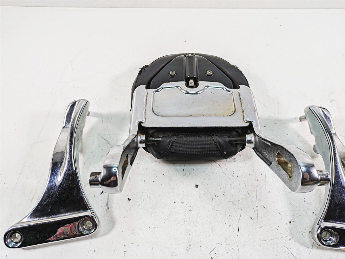 2009 Harley FXCWC Softail Rocker C Rear Seat & Support Mount Set -Read 51691-08 {{ shop.shopifyCountryName }} - Mototech271