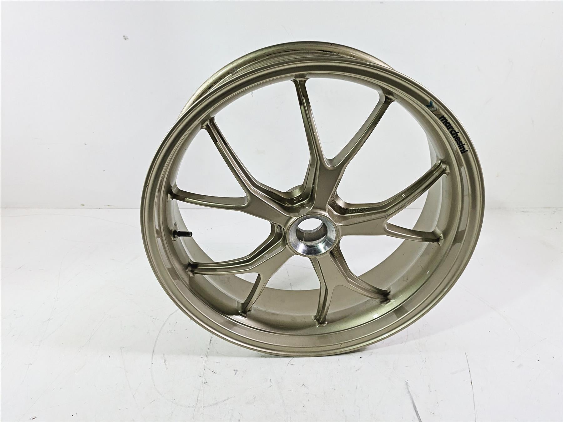 2009 Ducati Monster 1100 S Rear Wheel Rim Marchesini Gold 17x5.5 50211331AG {{ shop.shopifyCountryName }} - Mototech271