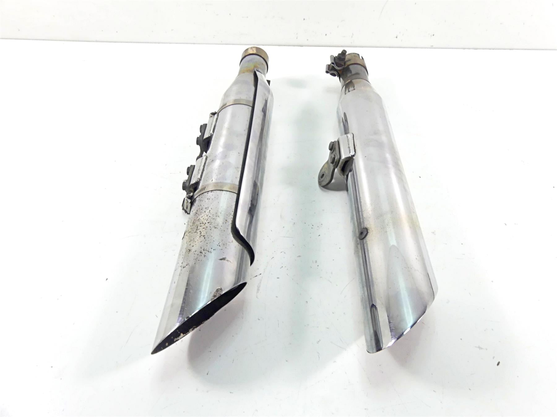 2002 Harley FLSTCI Softail Heritage Screamin Eagle Slash Cut Slip On Pipe Set {{ shop.shopifyCountryName }} - Mototech271
