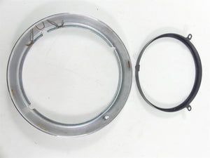 2001 Harley Touring FLHRCI Road King Nacelle Chrome Headlight Cover Set 67674-94 | Mototech271