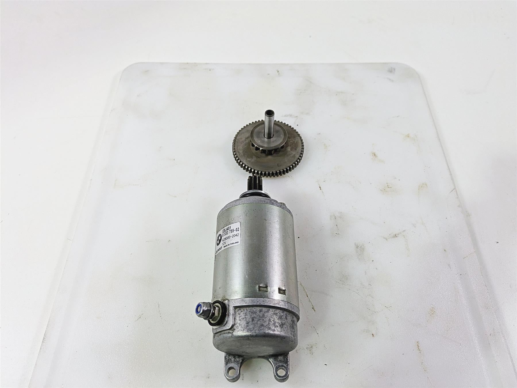 2014 BMW K1300S K40 Starter Motor And Starter Gear Denso 12419457327 8533755 {{ shop.shopifyCountryName }} - Mototech271